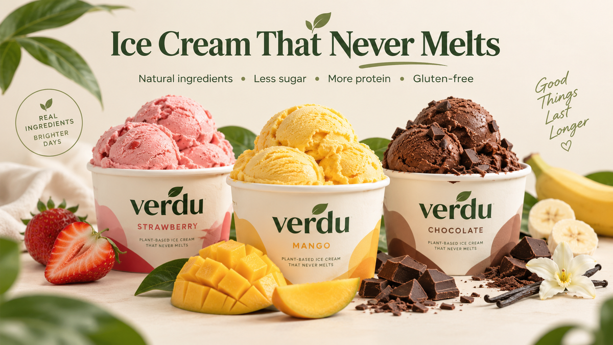 Ice Cream That Never Melts? Sounds Impossible. Until You Meet Verdu