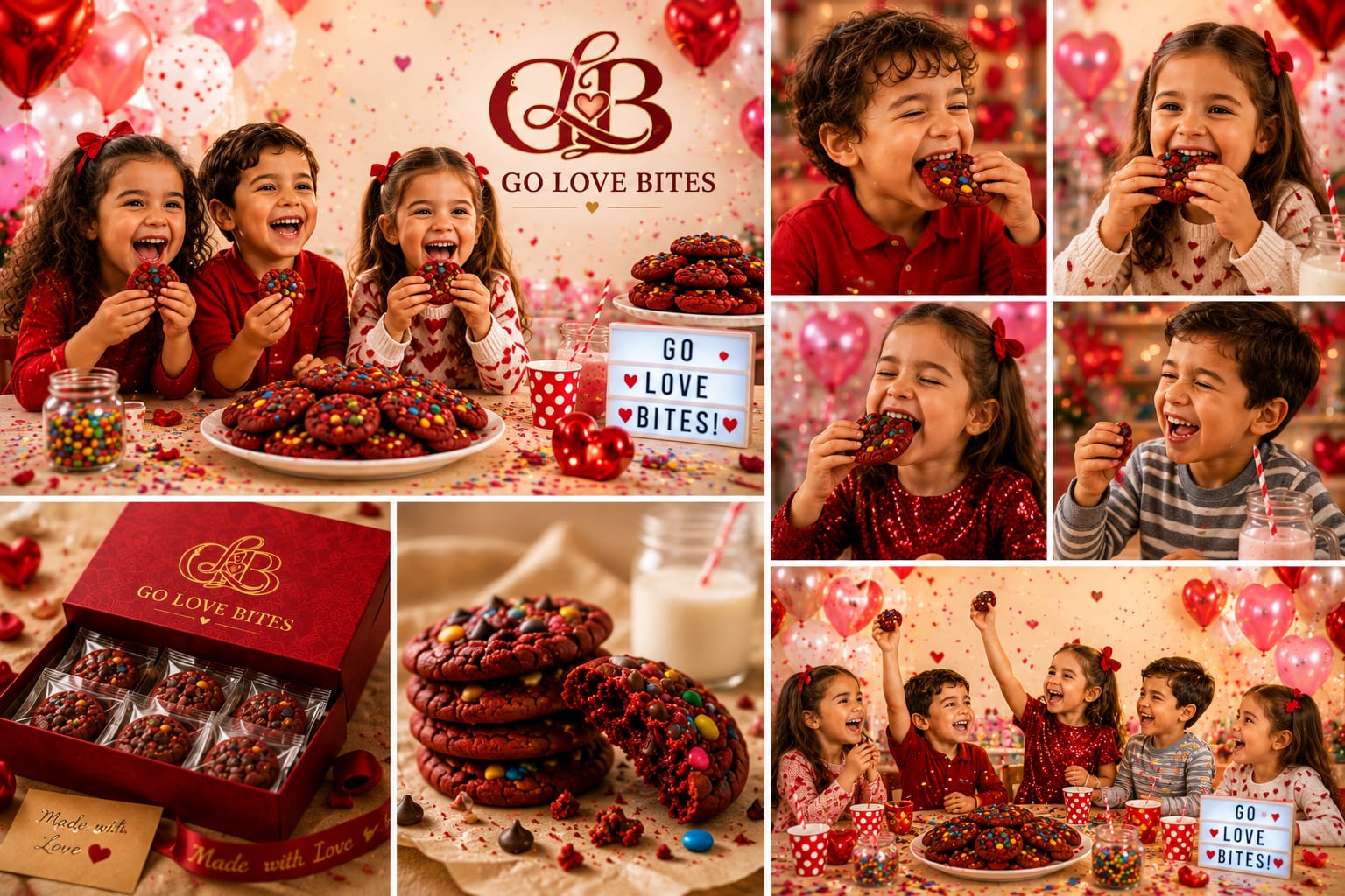 Kids of all ages enjoy our Love Bites cookies.