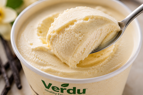 Verdu Healthy Frozen Dessert – 6 Cups Variety Pack , Verdu High Protein Frozen Dessert – 6 Cup Pack